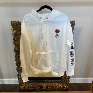 Zaful MAN Hoodie "A Rose for You"  40 (XL)